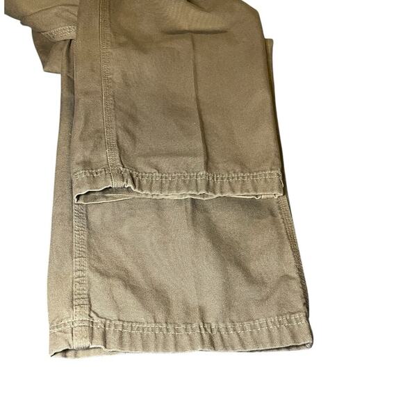 Vintage Carhartt Brown Y2K Canvas Carpenter Cargo Pants Dungaree Fit Mens 38x30 - Picture 7 of 8